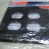 R55-PJ82-E | LEVITON PJ82-E, BLACK WALLPLATE