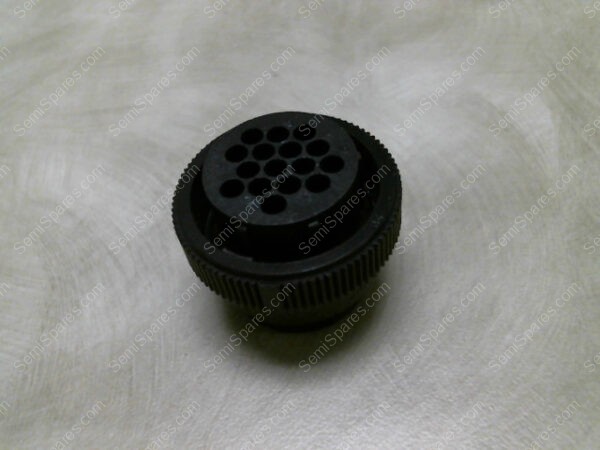 206037-4 | 16 POS STANDARD CIRCULAR CONNECTOR W/ CONN RCPT HSNG MALE 16POS PNL MT