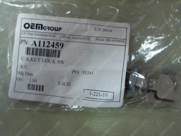 TL-6477-00 | LOCK KEY,SWITCH,C/A PN A112459 - Image 2