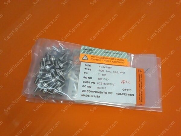 SC-3155-00 | SCREW,VENTED,8-32X5/16 (PKG OF 25)