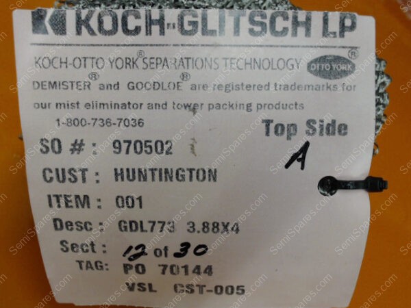 FL-0812-00 | TRAPPING MEDIA #CST-005(FILTER FOR CST-2