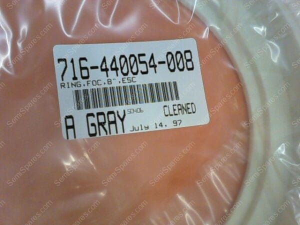 716-440054-008 | RING,FOC,8"",ESC