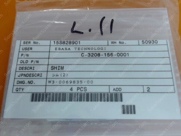 C-3208-156-0001 | SHIM,P/N C-3208-156-0001