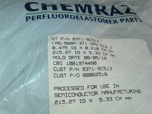 OR-2371-19 | O-RING-CHEMRAZ 513,2-371,314683