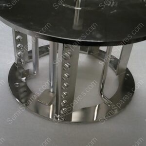 500R0090-503 | SEMITOOL METAL ROTOR, SPIN RINSER/DRYER 2800 RPM MAX H-BAR-IN X3150-25 BAL FULL, 123126