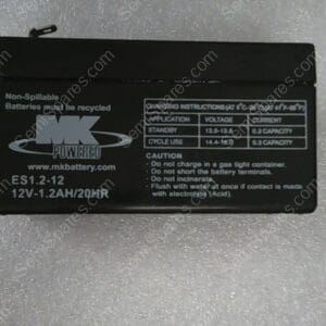 ES1.2-12 | MK RECHARGEABLE BATTERY, 12V-1.2AH/20HR