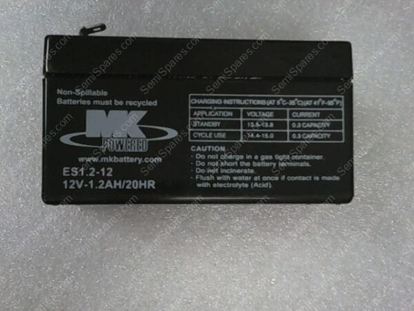 ES1.2-12 | MK RECHARGEABLE BATTERY, 12V-1.2AH/20HR