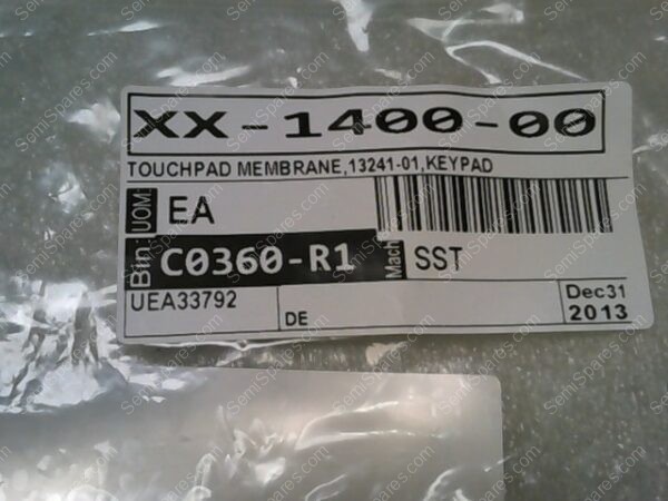 XX-1400-00 | TOUCHPAD MEMBRANE, 13241-01, KEYPAD