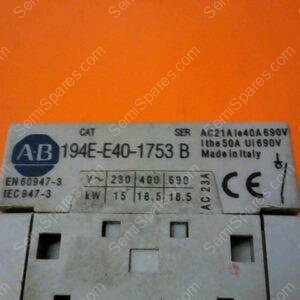 AB 194E-E40-1753B | ALLEN BRADLEY 194E-E40-1753B