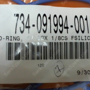 734-091994-001 | O-RING, 17 IDX 1/8CS FSILICON