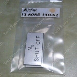 13-8085-140-62 | ONTRAK SYSTEMS " N2 SHUT OFF " LABELS