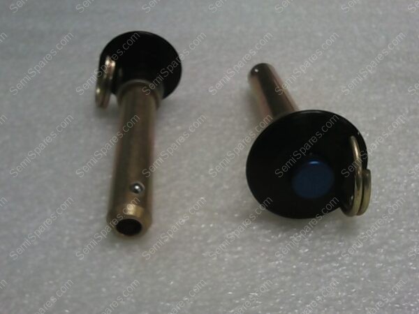 CL-8-BLPB-2. 00 | CARR LANE 1/2" DIAMETER X 2" GRIP LENGTH BUTTON HANDLE BALL LOCK PIN - Image 2