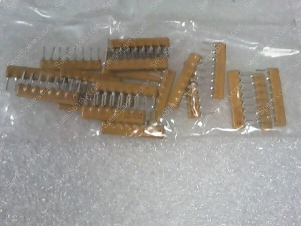 622-005452-104 | RESIST-PACK 8 PIN SIP 1/4W 2%
