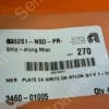 3460-01005 | MKR PLATE CA WRITE ON NYLON 3/4 X 1-1/2 3460-01005 (PKG OF 4)