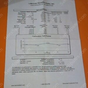 MF-9550-00 | MFC, UFC-1100A, 25 SLPM, N2, S/N C-2609B