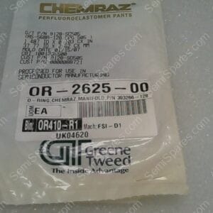 OR-2625-00 | O-RING,CHEMRAZ,MANIFOLD, P/N 303266-128
