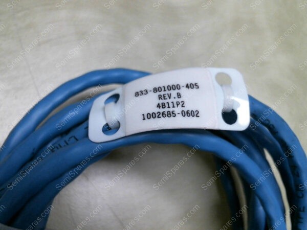 833-801000-405 | 833-801000-405,REV B,7A4PMXP13,4B11P2,1002685-0602,AIM/568A CAT-5 PATCH CABLE CM 24AWG 75C - Image 2