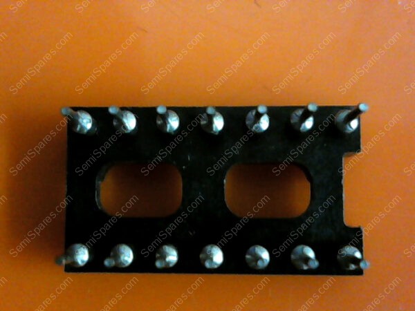 16 PIN DIP/DIL | 16 PIN DIP/DIL TURNED PIN IC SOCKET CONNECTOR 0.3" PITCH