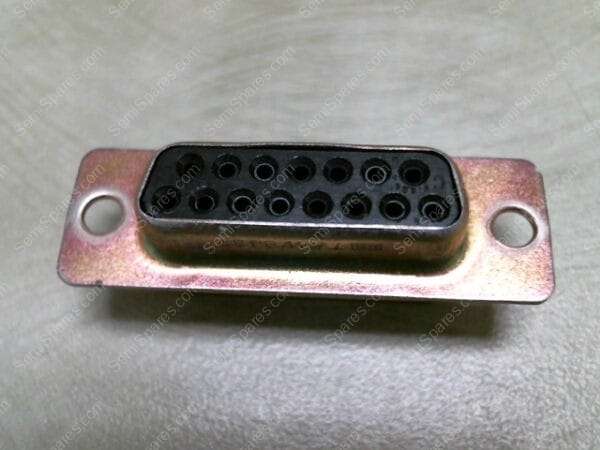 DAG15S | D SUB CONNECTOR, DB15, STANDARD, PLUG, DAU SERIES, 15 CONTACTS, DA, CRIMP