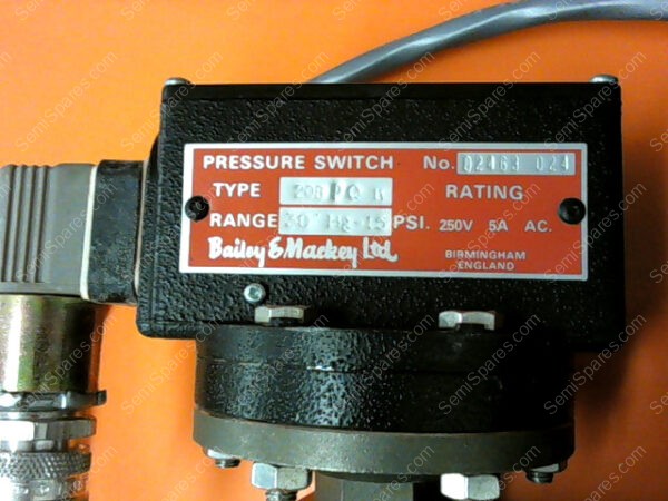 02468 024 | BAILKEY & MACKEY LTD 02468 PRESSURE SWITCH - Image 3
