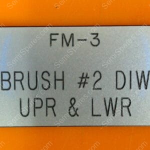 138-885338-071 | LABEL, FM-3 BR#2 DIW  UPR  &  LWR