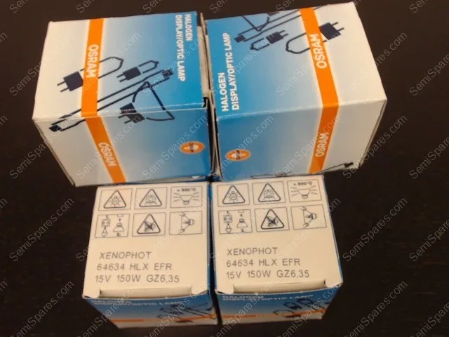 LB-0165-00 | LAMP,PROJECTOR,JCR15V-150W,USHIO,EFR, PKG OF 8 - Image 3