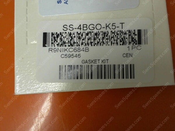 GS-3130-00 | GASKET/METAL O-RINGS, SS-4B60-K5-T
