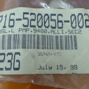 716-520056-002 | INSL,L PMP,9400,ALLI,SEC2