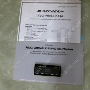 AY3-8910A | ARCHER CAT NO.276-1787 AY3-8910A PROGRAMMABLE SOUND GENERATOR