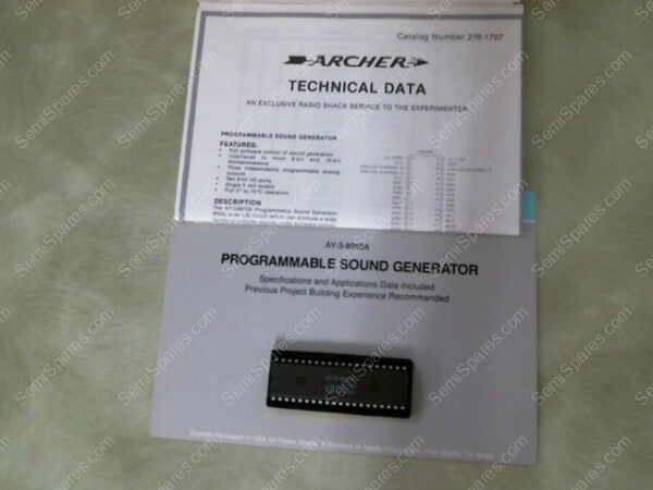 AY3-8910A | ARCHER CAT NO.276-1787 AY3-8910A PROGRAMMABLE SOUND GENERATOR