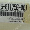 715-011756-001 | PLATE,UPPER BAFFLE 8in. E&C