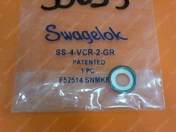 SS-4-VCR-2GR | NICKEL VCR FACE SEAL FITTING 1/4 IN UNPLATED GASKET RETAINER ASSEMBLY