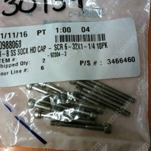 92004-3 | SOCKET HEAD CAP SCREWS 6-32 X 1-1/4  92004-3 (PACKAGE OF 10)