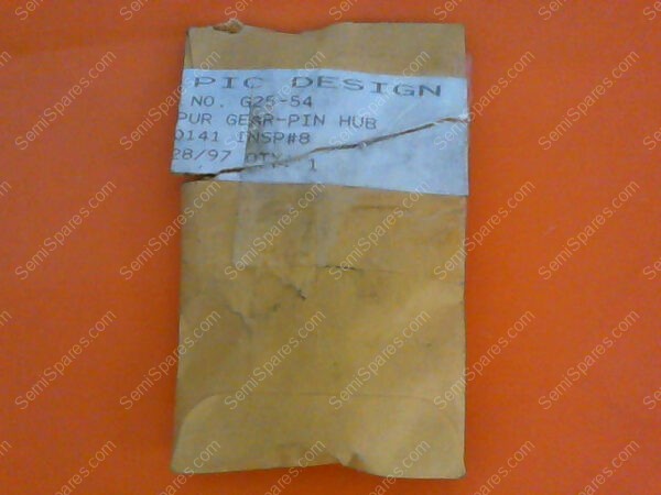 MFR 00141 | G25-54 SPUR GEAR PIN HUB