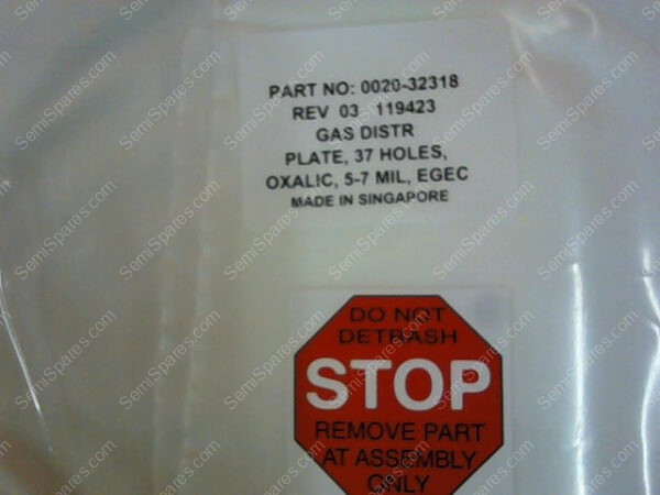 218-0861 | APPLIED MATERIALS,GAS,DISTR,PLATE,37,KOLES,OXALIC,5-7,MIL,EGEC