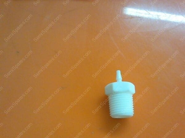 BF-0700-00 | BARB,1810-1,1/16"OT 1/8-27,WHITE NYLON,1 BAG OF 80 UNITS EACH