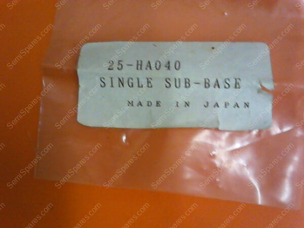 25-HA040 | 25-HA040 VALVE MANIFOLD SUBBASE - Image 3