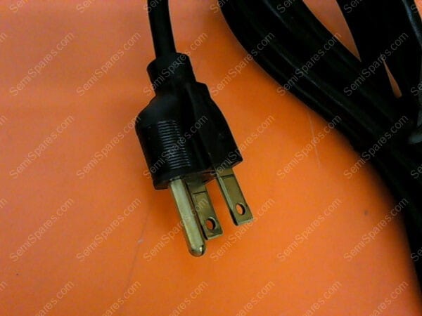 E3462-C | POWER CORD, 6 FEET,AWG 18/3,SVT,BLACK,CSA,PROTECTED PLUG - Image 2