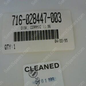 716-028447-003 | DISK, CERAMIC 11.96