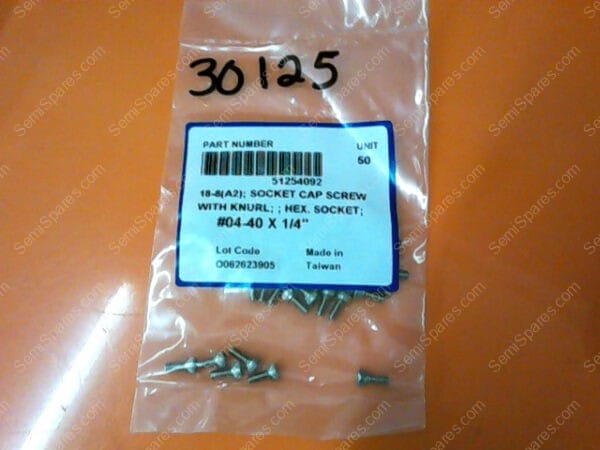 51254092 | SOCKET HEAD CAP SCREW WITH KHURT; HEX. SOCKET; #04-40 X 1/4 51254092 (PACK OF 50) - Image 2