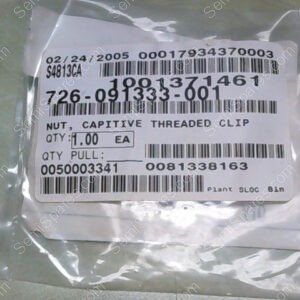 726-091333-001 | NUT, CAPITIVE THREADED CLIP