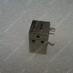 USB-B-S-F-B-TH | USB-B (USB TYPE-B) USB 2.0 RECEPTACLE CONNECTOR 4 POSITION THROUGH HOLE, RIGHT ANGLE