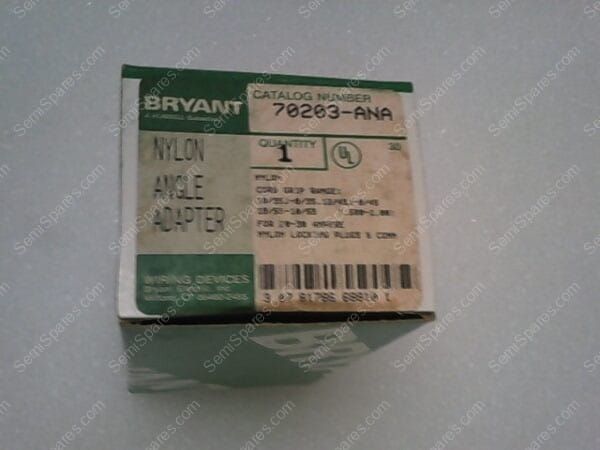 70203-ANA | NYLON ANGLE ADAPTER(OFF WHITE) FOR 20-30 AMPERE, NYLON LOCKING PLUGS & CONN