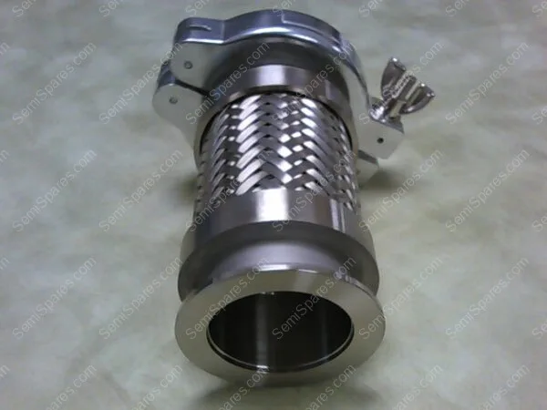 FLEXIBLE HOSE COUPLING | ISO KF-50 FLEXIBLE HIGH VACUUM HOSE COUPLING-BRAIDED;135MM LONG; 1-7/8"ID