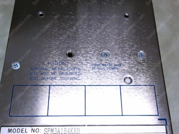 SPM3A1B4KRN | POWER ONE DC POWER SUPPLY NETZTEIL 1000W SPM3A1B4KRN +/-12V/10A 5V/35A