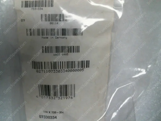 733-334 | 4CKT CLSD END HDR 2.5MM