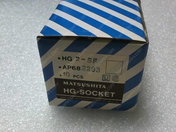 HG2SF | MATSUSHITA HG-SOCKET HG 2-SF, AP682293 (5 BOXES OF 10)