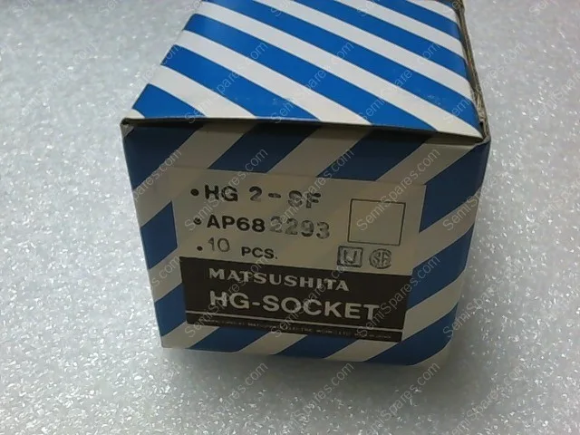 HG2SF | MATSUSHITA HG-SOCKET HG 2-SF, AP682293 (5 BOXES OF 10)