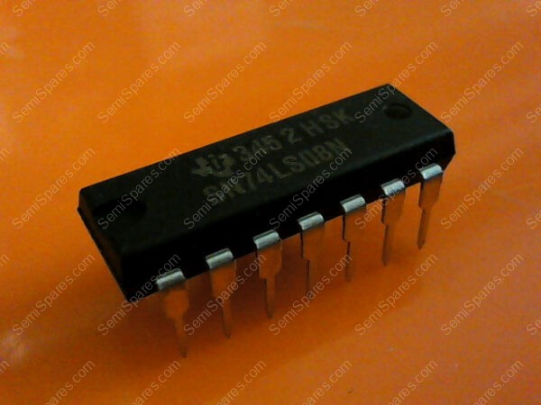 SN74LS08N | QUAD 2-INPUT AND LOGIC GATE, 4.75 → 5.25 V, 14-PIN PDIP - Image 2