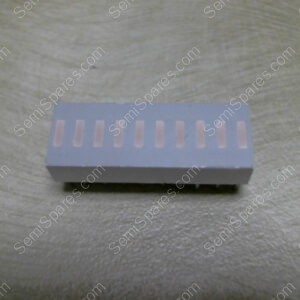 OBG1000 | SIEMENS OBG 1000 LED 10-ELEMENT SUPER RED BAR GRAPH DISPLAY NOS VINTAGE